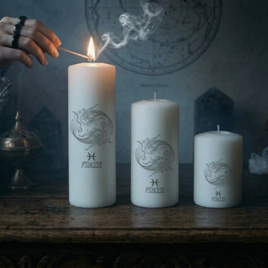 Świeca zodiakalna - Ryby