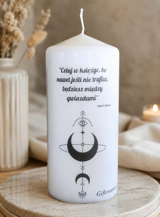 Świeca ręcznie wykonana